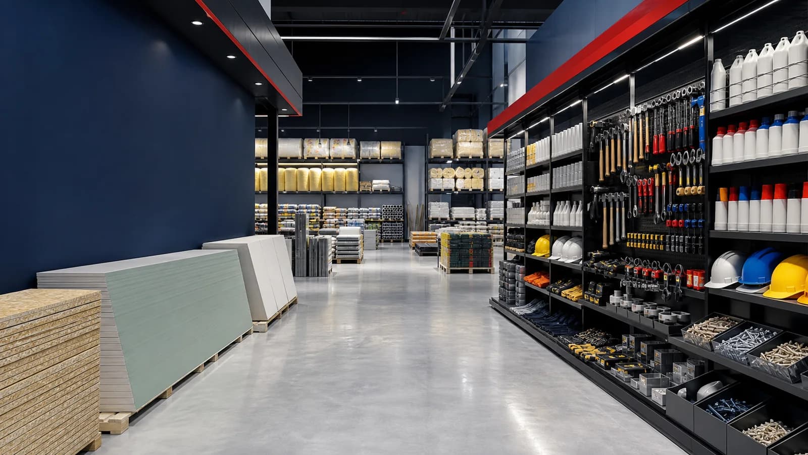 Barok Yapı retail product center and construction materials
